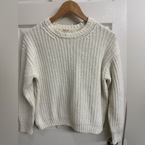 Marine Layer Cream Knit Sweater